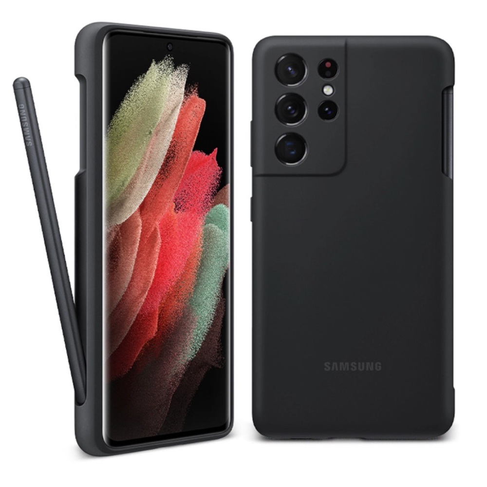 BNWT Samsung Galaxy S21 Ultra / S21 ultra 5G Silicone Cover with S Pen (black)